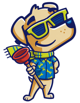 Way Cool plumbing mascot